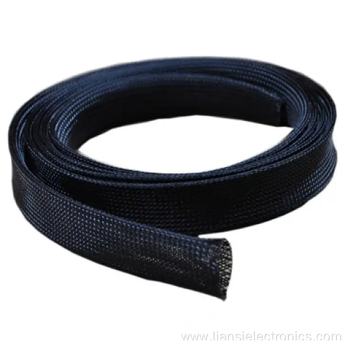Black Cable Nylon Expandable Braided Cable Sleeve